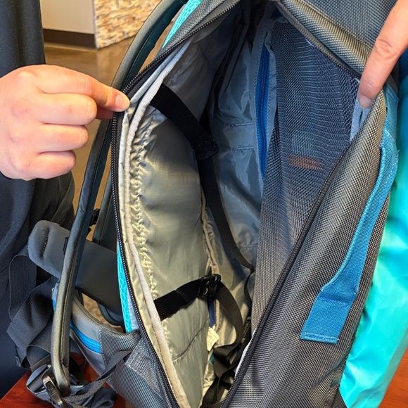 Cotopaxi Vibrant Blue Backpack with Orange Accent Allpa 35 - Picture 12 of 13